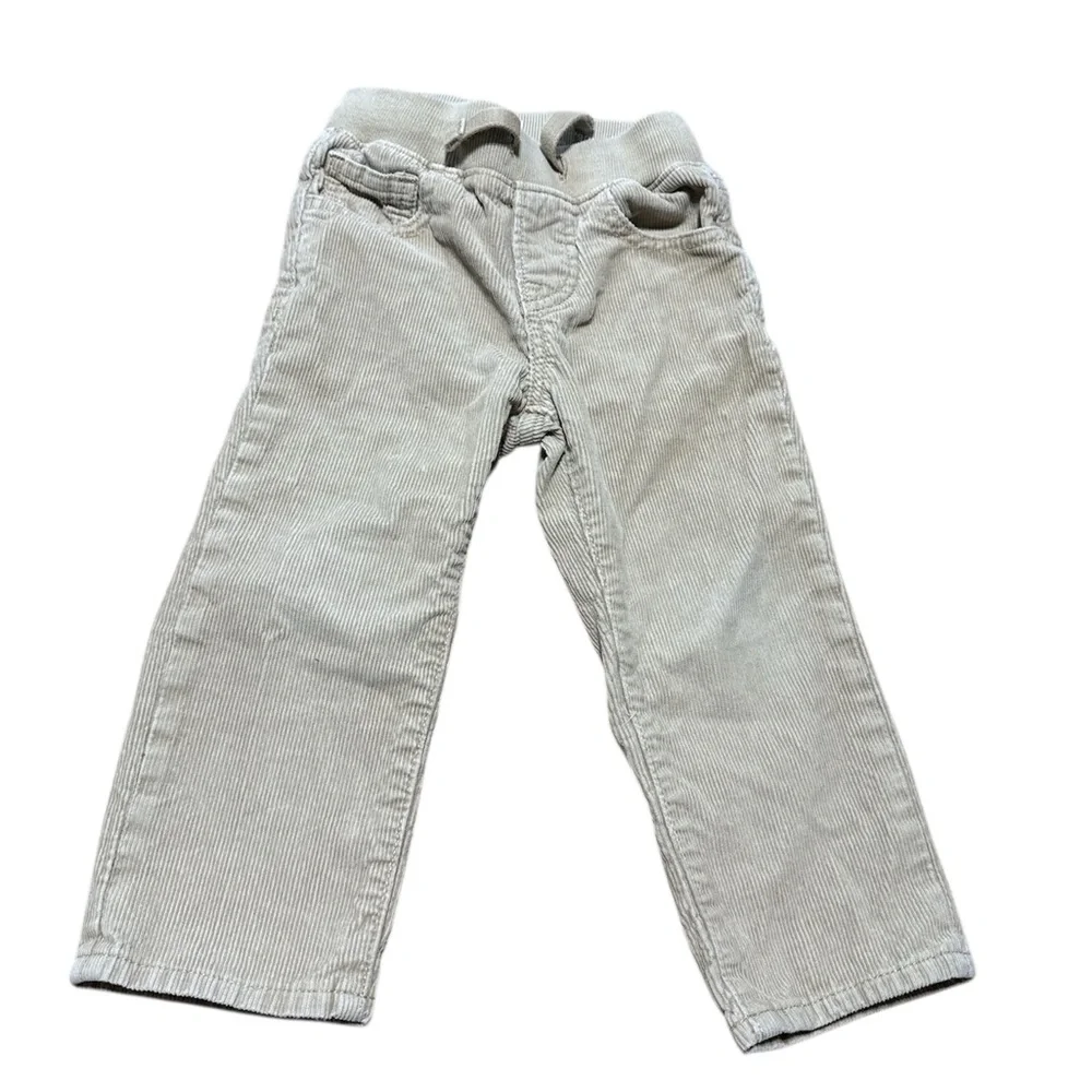 Baby Gap Original Straight Corduroy Pants Tan Khaki Toddler‎ 2Y